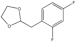 1,3-DIFLUORO-4-(1,3-DIOXOLAN-2-YLMETHYL)BENZENE 96% Structure