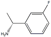 (1R)-1-(3-FLUOROPHENYL)ETHANAMINE 结构式