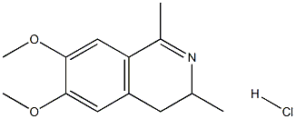 6,7-DIMETHOXY-1,3-DIMETHYL-3,4-DIHYDROISOQUINOLINE HYDROCHLORIDE 98% 化学構造式