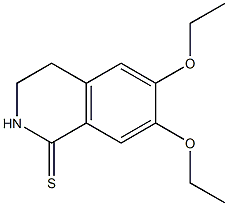 6,7-DIETHOXY-3,4-DIHYDROISOQUINOLINE-1(2H)-THIONE 98% Struktur