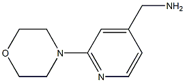 (2-MORPHOLIN-4-YLPYRIDIN-4-YL)METHYLAMINE 结构式