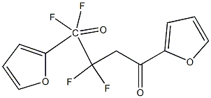 1,1,2,2-TETRAFLUORO-1,4-BIS(2-FURYL)BUTANE-1,4-DIONE,,结构式