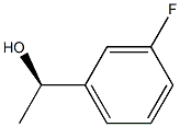 (1R)-1-(3-FLUOROPHENYL)ETHANOL 结构式