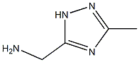 (3-METHYL-1H-1,2,4-TRIAZOL-5-YL)METHYLAMINE,,结构式