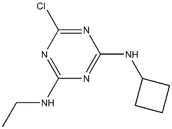 2-CYCLOBUTYLAMINO-4-ETHYLAMINO-6-CHLORO-1,3,5-TRIAZINE 97% (HPLC) Struktur