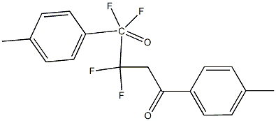 1,1,2,2-TETRAFLUORO-1,4-BIS(P-TOLYL)BUTANE-1,4-DIONE Structure