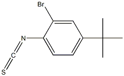 2-BROMO-4-TERT-BUTYLPHENYL ISOTHIOCYANATE 97%,,结构式