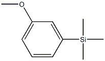 3-(TRIMETHYLSILYL)ANISOLE 96%,,结构式