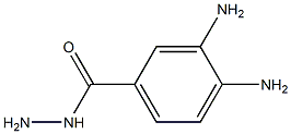3,4-DIAMINOBENZOYLHYDRAZINE 97%,,结构式