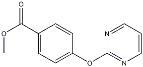 4-(PYRIMIDIN-2-YLOXY)BENZOIC ACID METHYL ESTER, 95+% Struktur