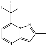 2-METHYL-7-(TRIFLUOROMETHYL)PYRAZOLO[1,5-A]PYRIMIDINE Structure