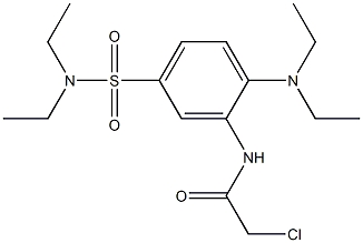 2-CHLORO-N-{2-(DIETHYLAMINO)-5-[(DIETHYLAMINO)SULFONYL]PHENYL}ACETAMIDE|