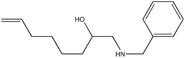 1-Benzylamino-oct-7-en-2-ol 结构式