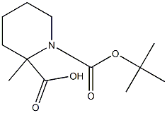 1-Boc-2-methyl-2-piperidinecarboxylic acid Structure