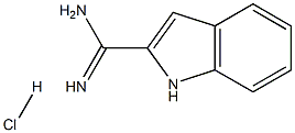 1H-Indole-2-carboxamidine HCl Structure