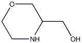 3-Hydroxymethylmorpholine 化学構造式