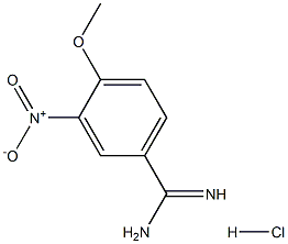 4-Methoxy-3-nitrobenzamidine HCl,,结构式