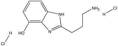 2-(3-AMINOPROPYL)-1H-BENZO[D]IMIDAZOL-4-OL DIHYDROCHLORIDE Structure