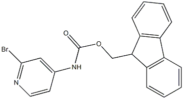 (9H-FLUOREN-9-YL)METHYL 2-BROMOPYRIDIN-4-YLCARBAMATE Structure