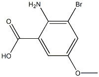 2-AMINO-3-BROMO-5-METHOXYBENZOIC ACID