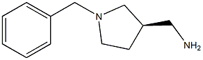 (R)-1-BENZYL-3-(AMINOMETHYL) PYRROLIDINE,,结构式