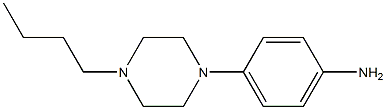 1-BUTYL-4-(4-AMINOPHENYL ) PIPERAZINE,,结构式