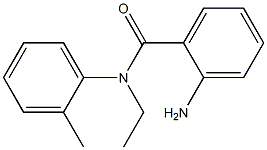 2-AMINO, (N-ETHYL,N-O-TOLYL )BENZAMIDE Structure