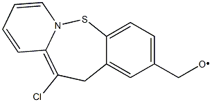 2-METHOXY,11-CHLORO DIBENZO(B,F)THIAZEPINE 结构式