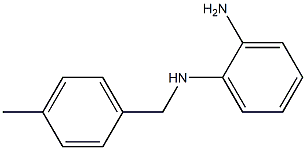 N-(4-METHYL)-BENZYL O-PHENYLENE DIAMINE,,结构式