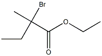 2-BROMO-2-METHYL-BUTANOIC ACID ETHYL ESTER 化学構造式