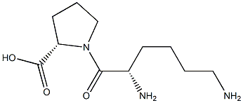 L-LYSYL-L-PROLINE 结构式