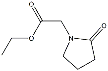 2-OXO-1-PYRROLIDINEACETIC ACID ETHYL ESTER Structure