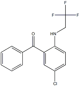 2-[N-(2,2,2-TRIFLUOROETHYL)AMINO-5]-CHLOROBENZOPHENONE