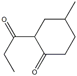 2-PROPIONYL-4-METHYLCYCLOHEXANONE,,结构式