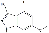 4-FLUORO-6-METHOXY-3-HYDROXYINDAZOLE Structure