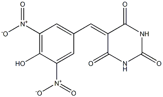 5-(4-hydroxy-3,5-dinitrobenzylidene)hexahydropyrimidine-2,4,6-trione|