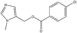 (1-methyl-1H-imidazol-5-yl)methyl 4-chlorobenzenecarboxylate