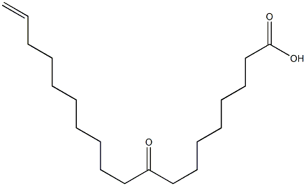 9-oxononadec-18-enoic acid Structure