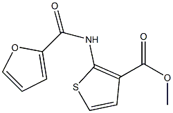 methyl 2-[(2-furylcarbonyl)amino]thiophene-3-carboxylate Structure