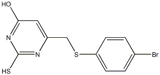 6-{[(4-bromophenyl)sulfanyl]methyl}-2-sulfanyl-4-pyrimidinol