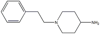 1-(2-phenylethyl)piperidin-4-amine 结构式