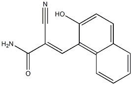 2-cyano-3-(2-hydroxy-1-naphthyl)acrylamide