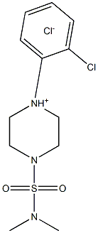  1-(2-chlorophenyl)-4-[(dimethylamino)sulfonyl]hexahydropyrazin-1-ium chloride