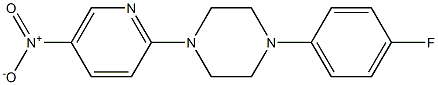 1-(4-fluorophenyl)-4-(5-nitro-2-pyridinyl)piperazine