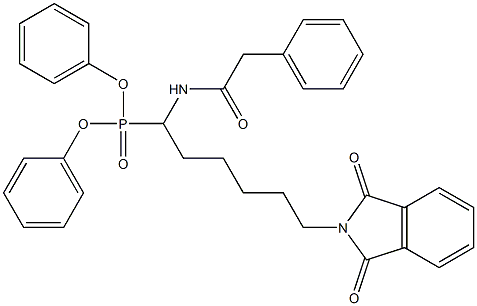 diphenyl {6-(1,3-dioxo-2,3-dihydro-1H-isoindol-2-yl)-1-[(2-phenylacetyl)ami no]hexyl}phosphonate