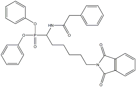 diphenyl {6-(1,3-dioxo-2,3-dihydro-1H-isoindol-2-yl)-1-[(2-phenylacetyl)ami no]hexyl}phosphonate|