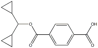 dicyclopropylmethyl terephthalate Structure