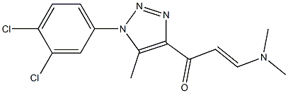 1-[1-(3,4-dichlorophenyl)-5-methyl-1H-1,2,3-triazol-4-yl]-3-(dimethylamino)prop-2-en-1-one