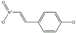 1-chloro-4-[(E)-2-nitrovinyl]benzene 结构式