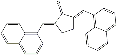 2,5-di(1-naphthylmethylidene)cyclopentan-1-one|